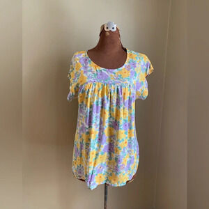 Emily wonder floral blouse, spring flowers top